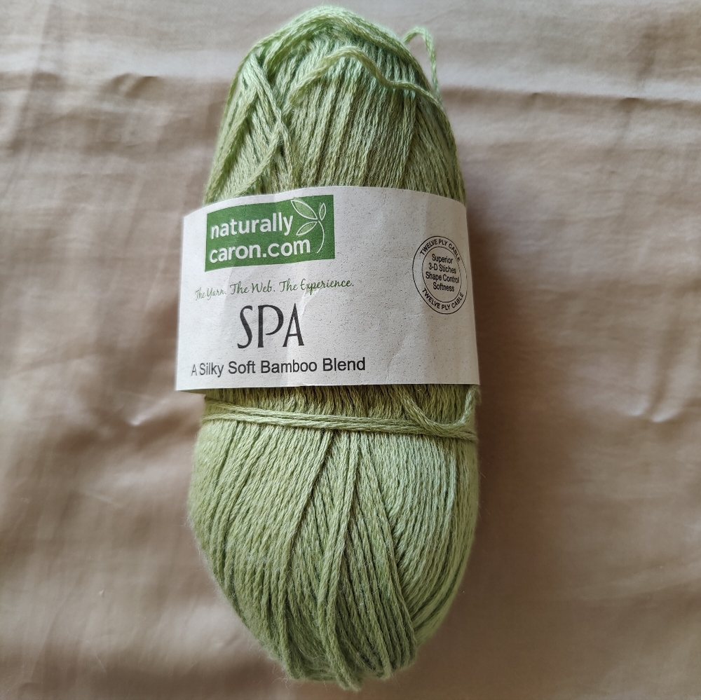 Naturally Caron Spa Yarn in Green Sheen